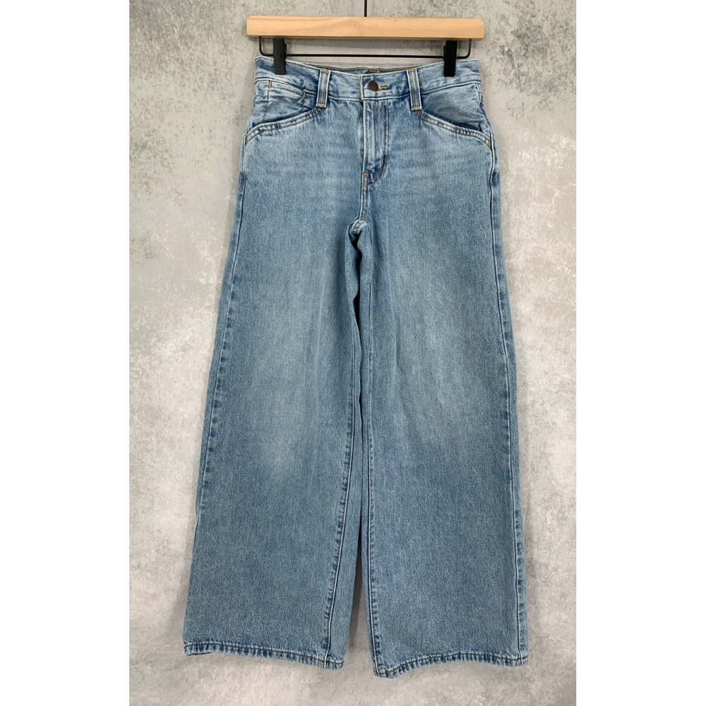 Levis Wide Leg Jeans Womens 24 Blue '94 Baggy Wide Leg Light Wash Denim Pants
